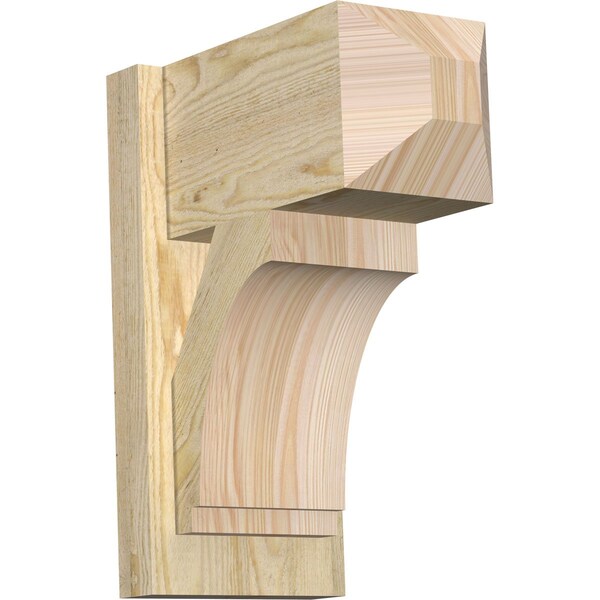 Ekena Millwork Imperial Craftsman Rough Sawn Outlooker, Douglas Fir, 8"W x 14"D x 18"H OUT08X14X18IMP04RDF - main